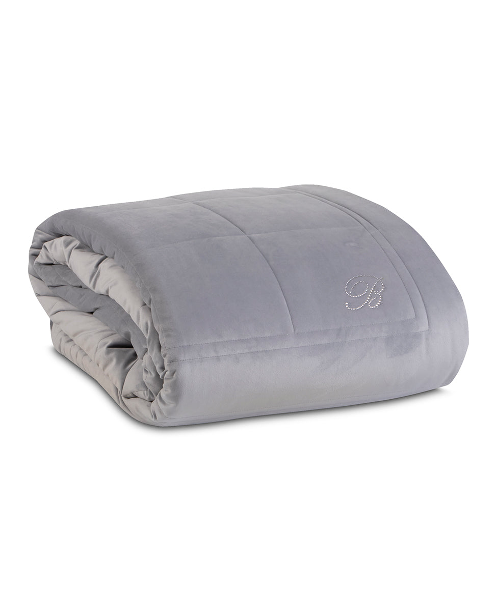 COPRILETTO BLU VELVET MATRIMONIALE | BLUMARINE HOME