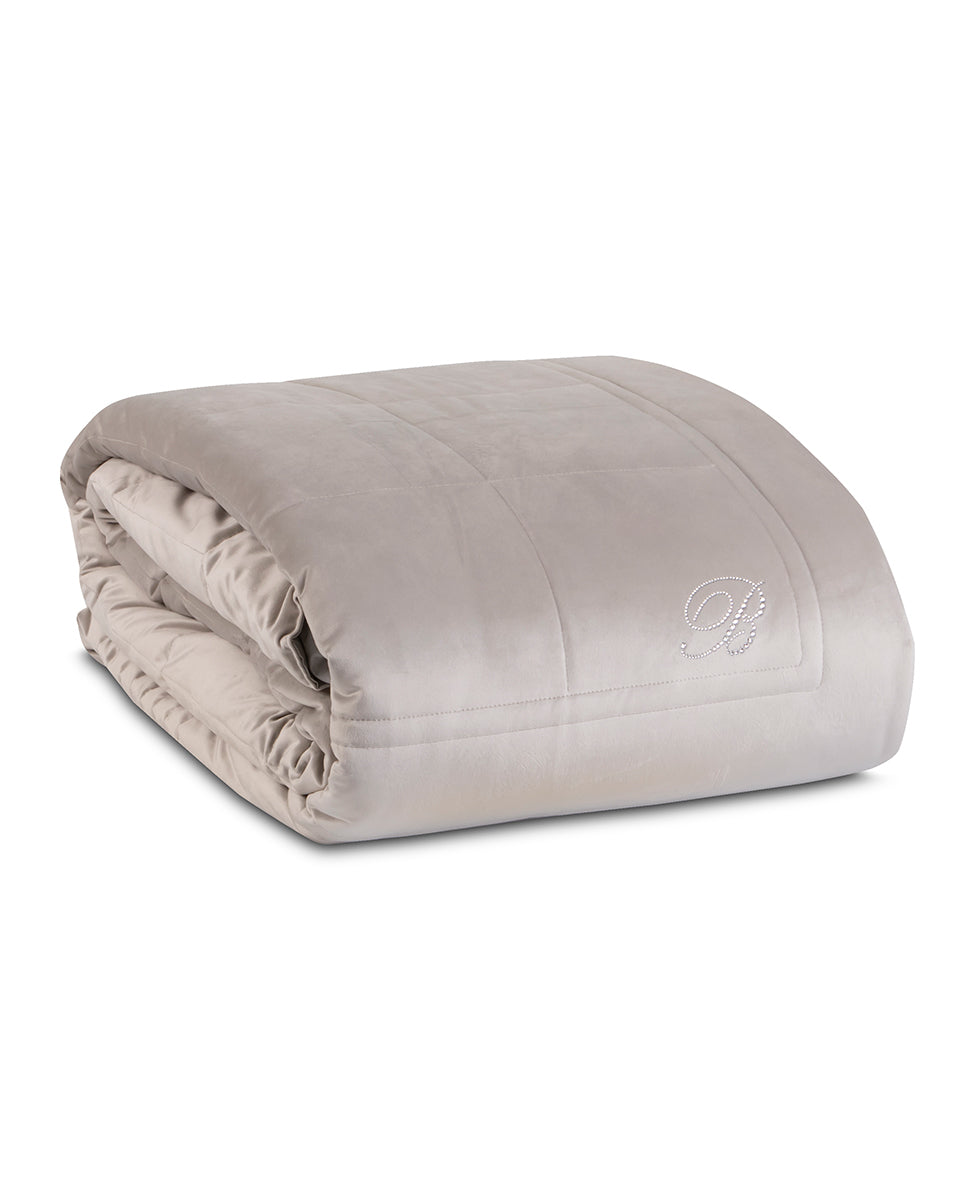 COPRILETTO BLU VELVET MATRIMONIALE | BLUMARINE HOME
