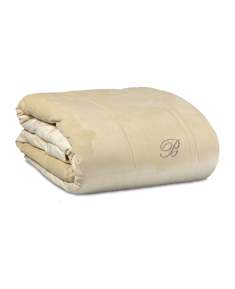 COPRILETTO BLU VELVET MATRIMONIALE | BLUMARINE HOME