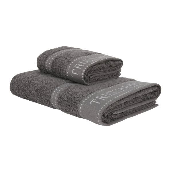 SET ACIUGAMANI 1 + 1 COTONE RIBBON I TRUSSARDI