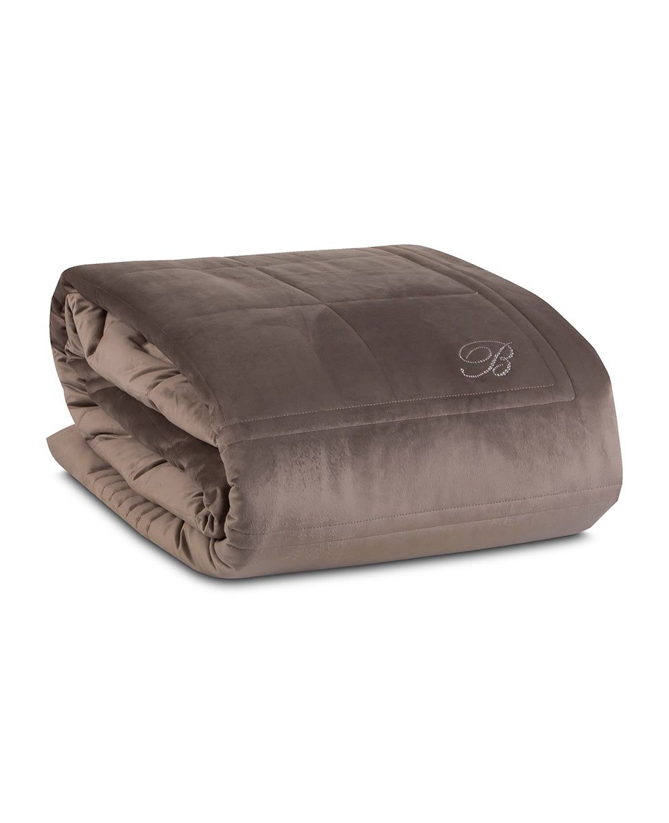 COPRILETTO BLU VELVET MATRIMONIALE | BLUMARINE HOME
