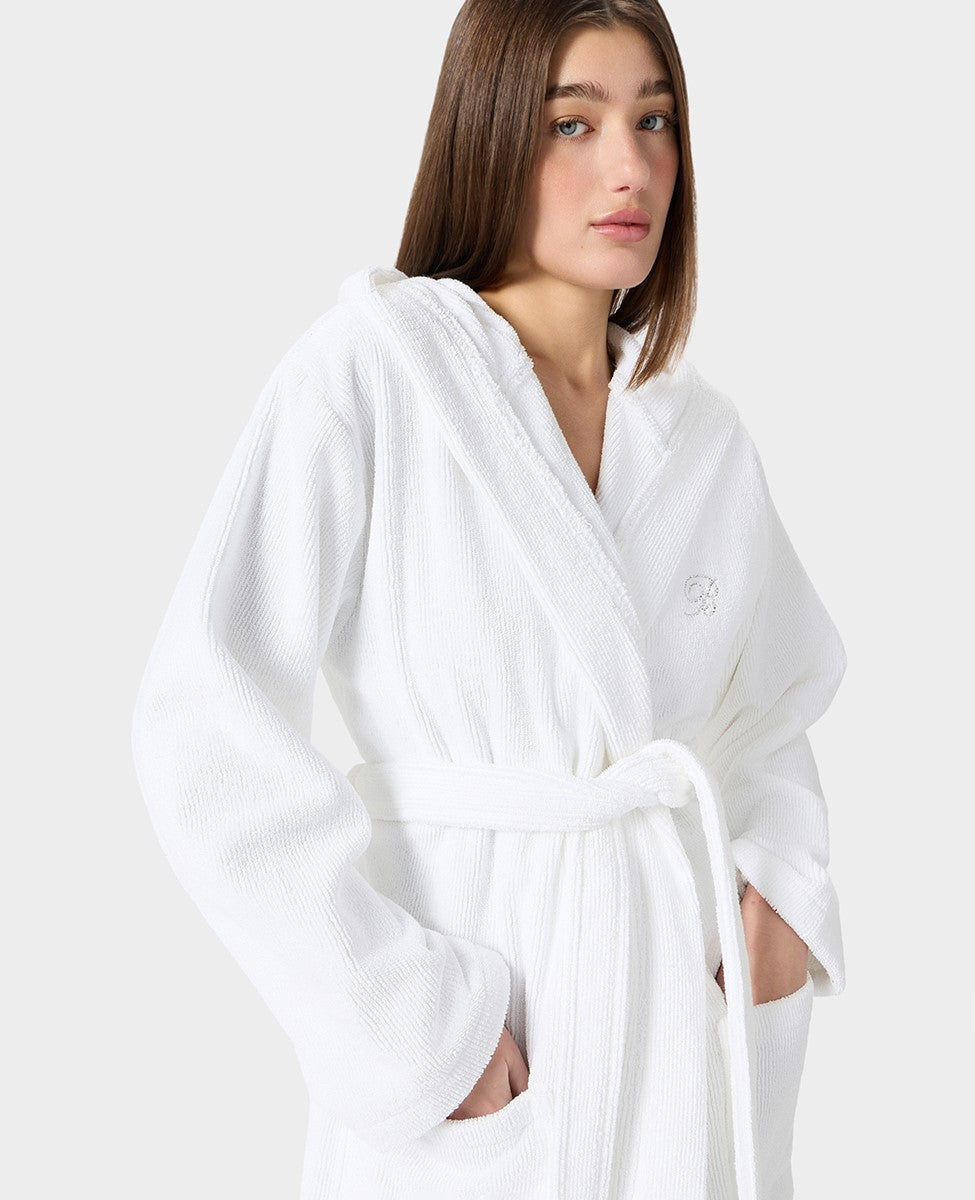 Blumarine home-Accappatoio Risveglio in spugna di cotone