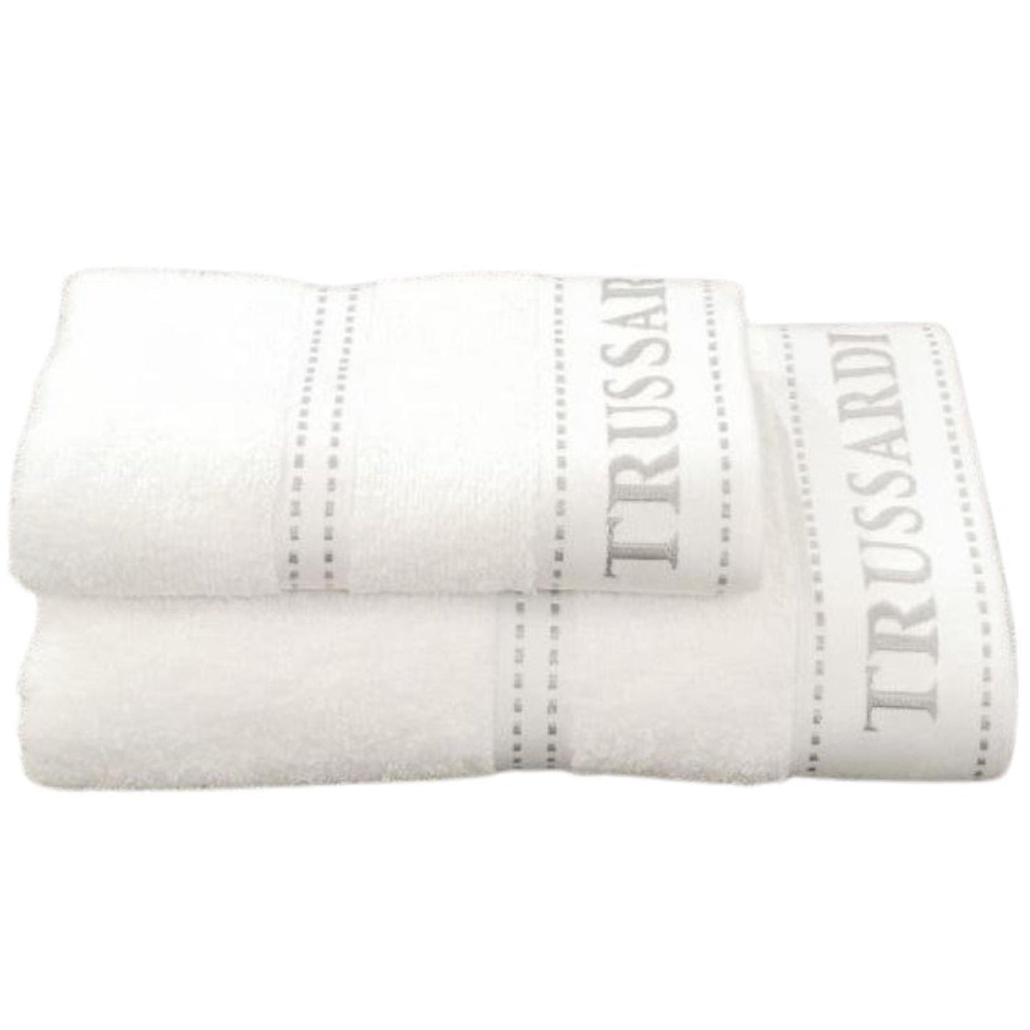SET ACIUGAMANI 1 + 1 COTONE RIBBON I TRUSSARDI