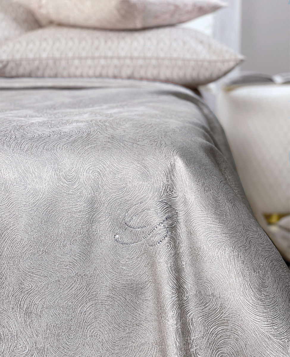 Blumarine Home Copriletto liscio Sfumatura