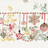 Runner Bianco Natale 50x150 antimacchia -Blumarine