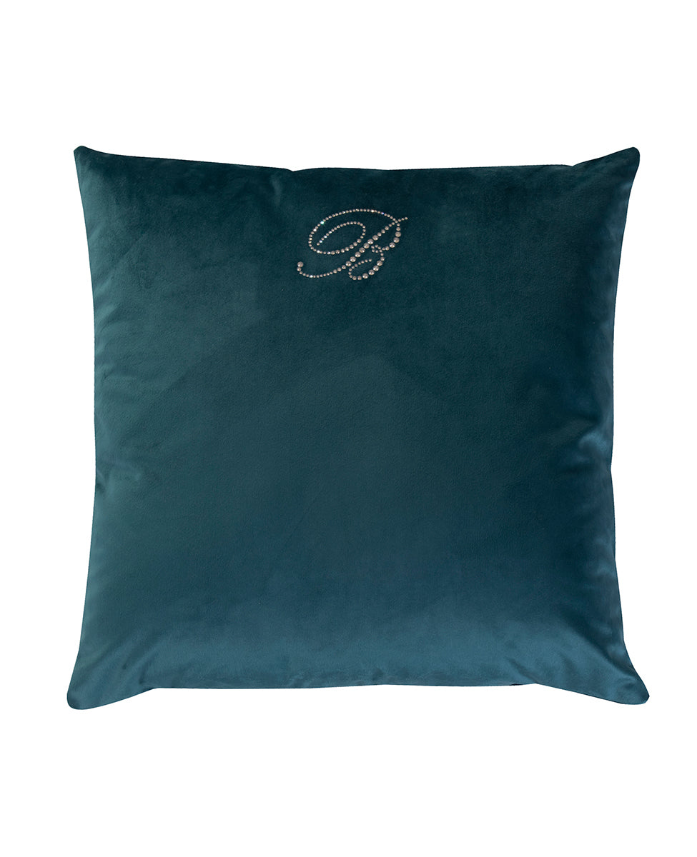 CUSCINO BLU VELVET 42X42-Blumarine