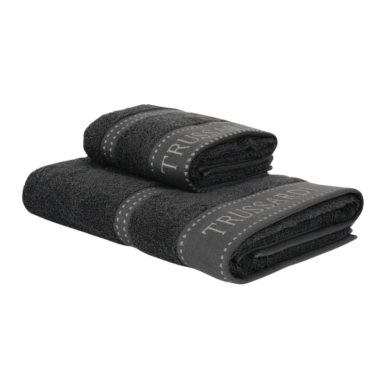 SET ACIUGAMANI 1 + 1 COTONE RIBBON I TRUSSARDI