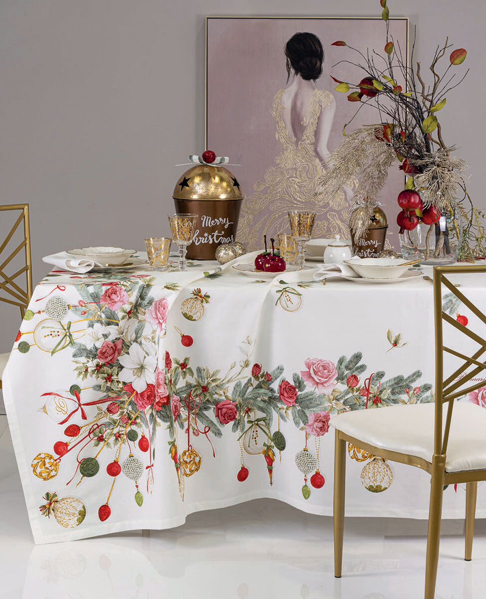 Tovaglia Merry Decor natale- Blumarine