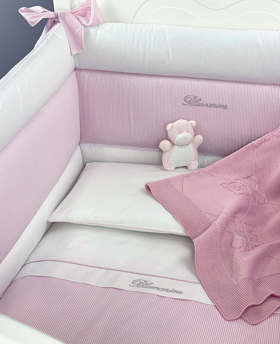 Set copripiumino lettino Navy-Blumarine baby