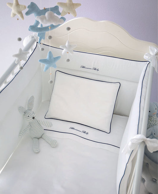 COPRIPIUMINO LETTINO BABY BLU | BLUMARINE BABY