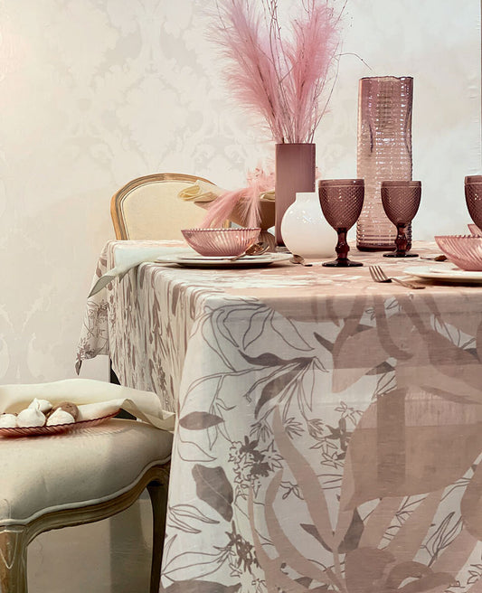 Tovaglia Felce 170×270 cm – Blumarine Home | Tovaglia di Lusso per Tavola da 10/12 Posti