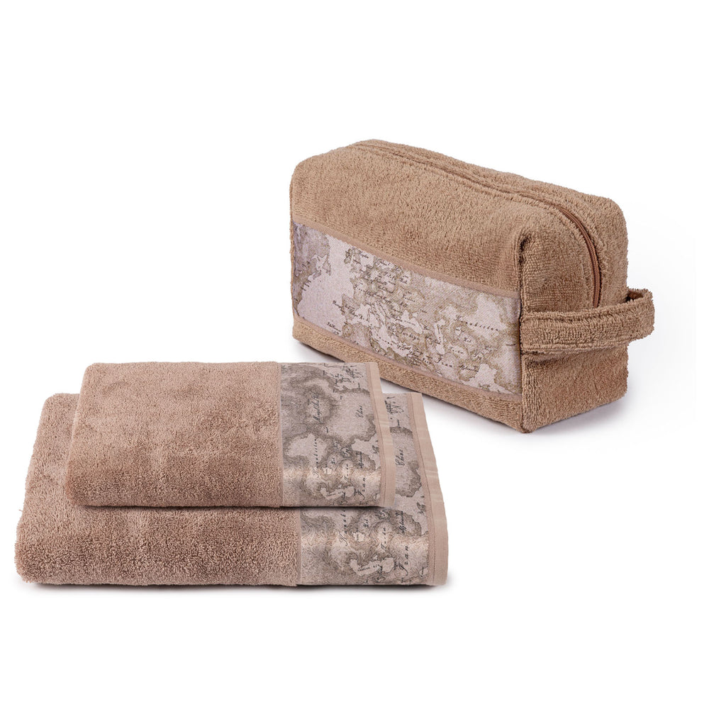 Set Beauty Asciugamano con ospite Geo | Alviero Martini 1A Classe