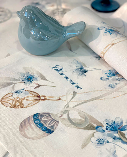 Tovaglia Pasqua 170x270 antimacchia - Blumarine Home