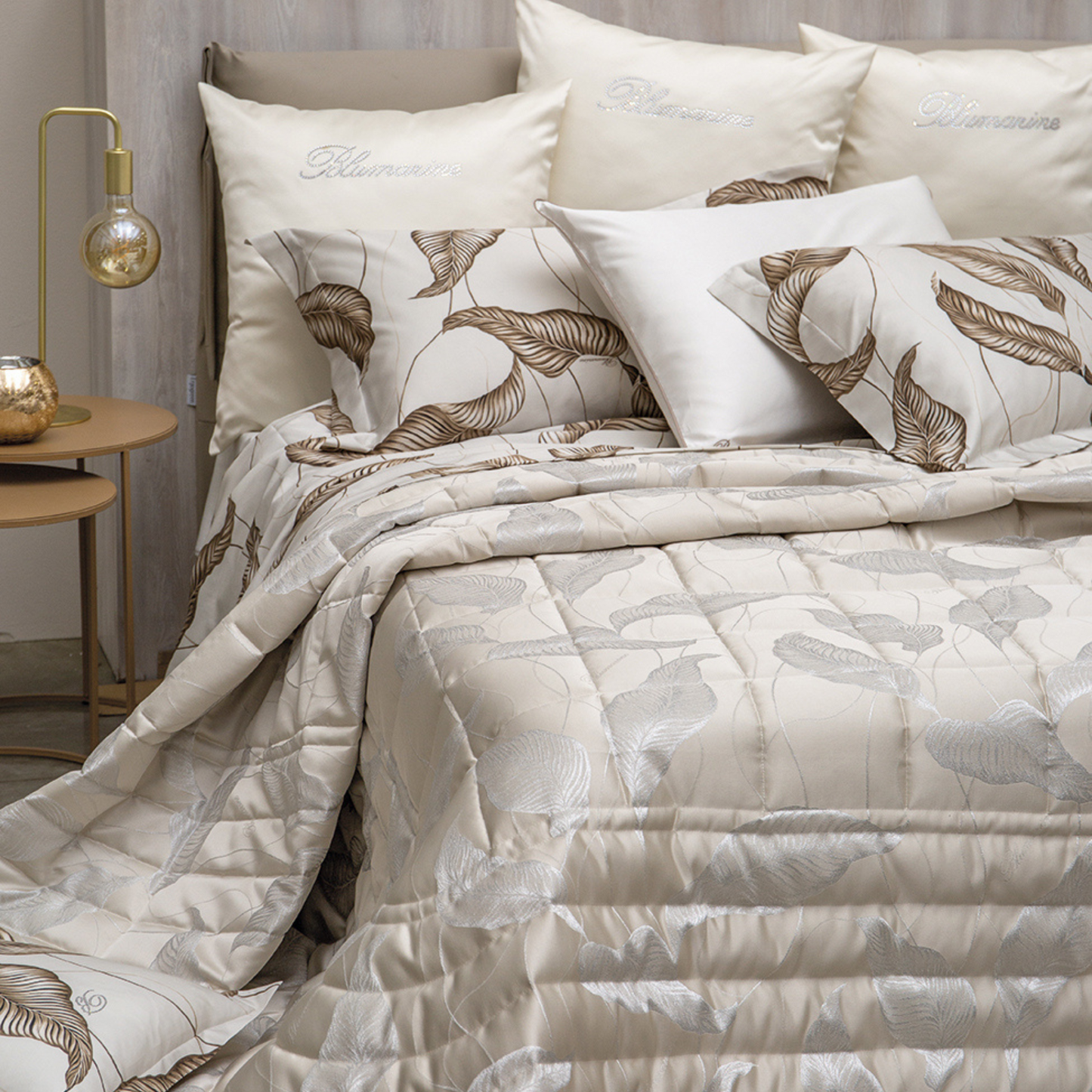 Copriletto Luce in Raso Jacquard-Blumarine Home ULTERIORE SCONTO IN CARRELLO