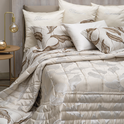 Copriletto Luce in Raso Jacquard-Blumarine Home ULTERIORE SCONTO IN CARRELLO