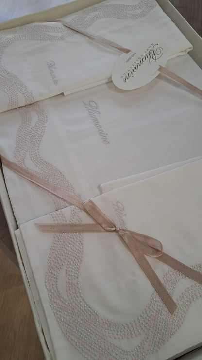 Blumarine Lenzuola Matrimoniale art. Crystelle
