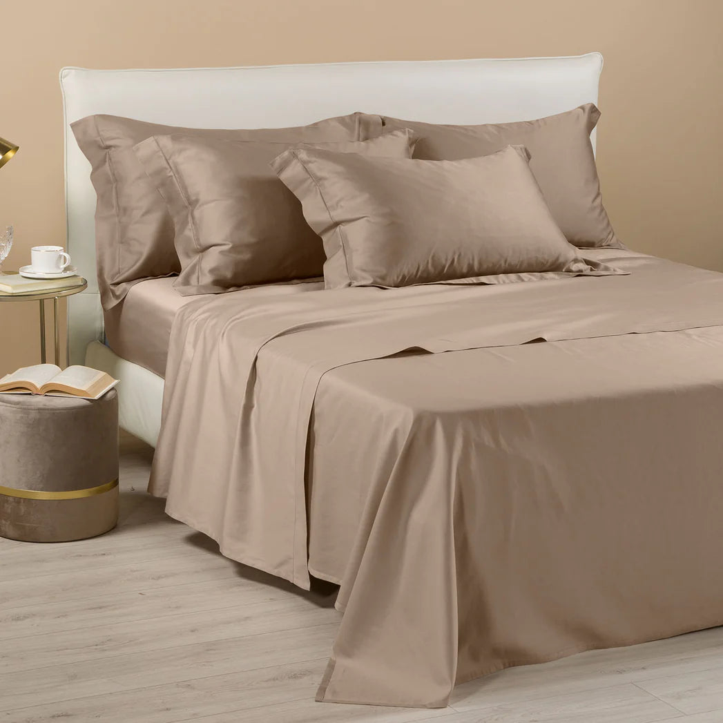 CALEFFI-Completo Lenzuola In Raso Di Cotone Raso Dreaming