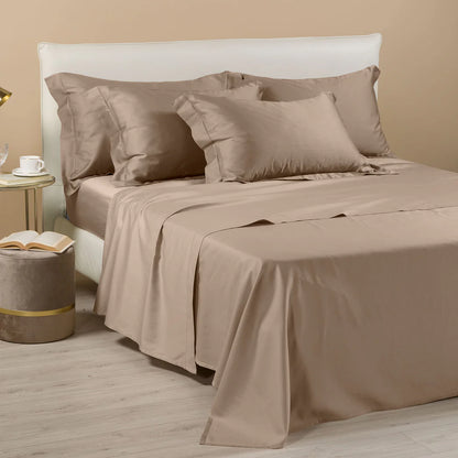 CALEFFI-Completo Lenzuola In Raso Di Cotone Raso Dreaming