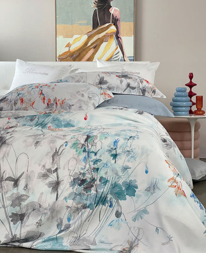 Blumarine Home Parure copripiumino Ciclamino