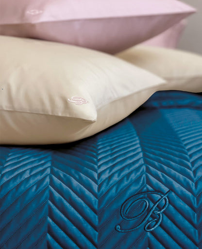 Blumarine Home | Copriletto trapuntato Stile blu