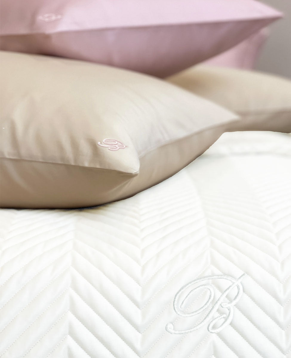 Blumarine Home | Copriletto trapuntato Stile blu