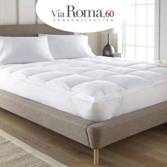 Topper Coprimaterasso Trapuntato-Via ROMA